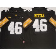 Iowa Hawkeyes #46 George Kittle Black Football Jersey