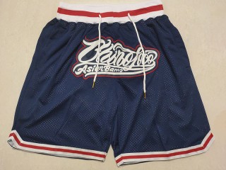 North Carolina Navy Vintage Basketball Shorts