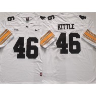 Iowa Hawkeyes #46 George Kittle White Football Jersey