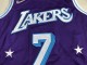 Los Angeles Lakers #7 Carmelo Anthony Purple 2021/22 City Edition Swingman Jersey - Embroider Edition