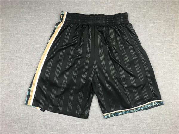 Memphis Grizzlies Black City Edition Basketball Shorts