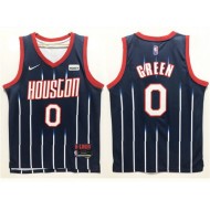 Houston Rockets #0 Jalen Green Navy 2021/22 City Edition Swingman Jersey