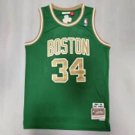 M&N Boston Celtics #34 Paul Pierce 2007/08 St. Patrick's Swingman Jersey