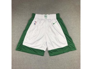 Boston Celtics White Basketball Shorts