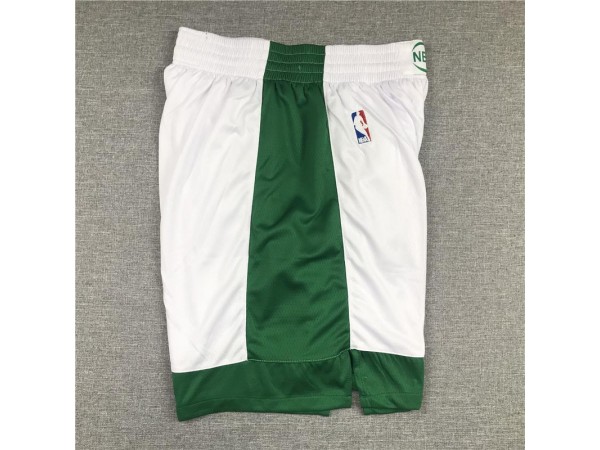 Boston Celtics White Basketball Shorts