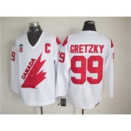 1991 Canada Cup Team Canada #99 Wayne Gretzky CCM Vintage Jersey - Red/White