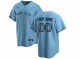 Custom Toronto Blue Jays Cool Base Jersey - White/Royal/Light Blue 