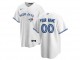 Custom Toronto Blue Jays Cool Base Jersey - White/Royal/Light Blue 