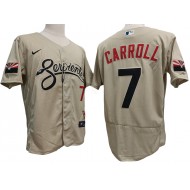 Arizona Diamondbacks #7 Corbin Carroll Sand City Connect Flex Base Jersey