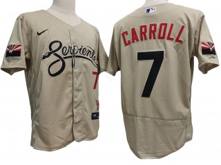 Arizona Diamondbacks #7 Corbin Carroll Sand City Connect Flex Base Jersey