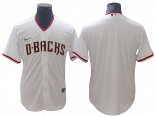 Arizona Diamondbacks Blank White Cool Base Jersey