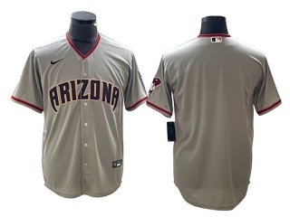 Arizona Diamondbacks Blank Gray Cool Base Jersey