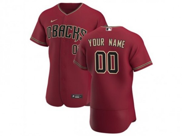 Custom Arizona Diamondbacks Red Flex Base Jersey