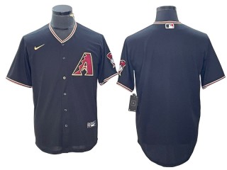 Arizona Diamondbacks Blank Black Alternate Cool Base Jersey