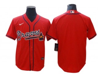 Atlanta Braves Blank Red Alternate Cool Base Jersey