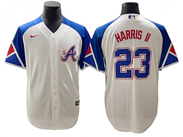 Atlanta Braves #23 Michael Harris White City Connect Jersey