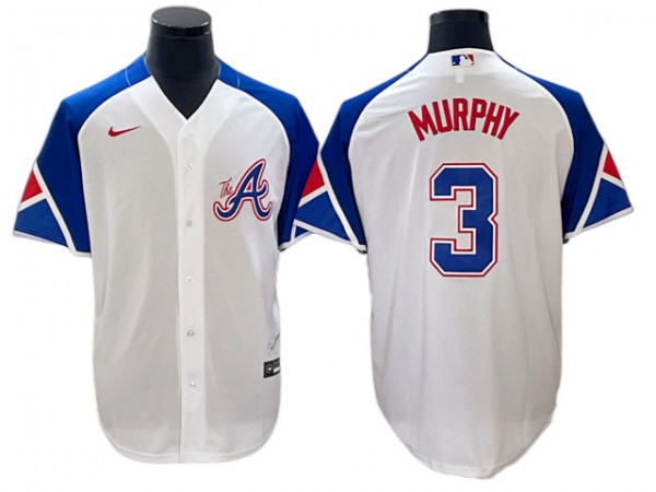 Atlanta Braves #3 Dale Murphy White 2023 City Connect Jersey