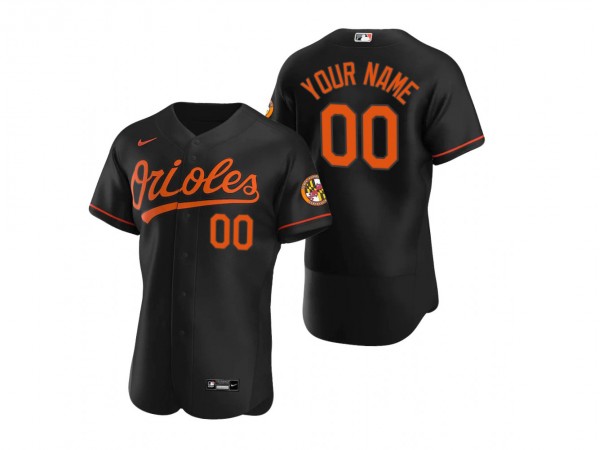 Custom Baltimore Orioles Flex Base Jersey