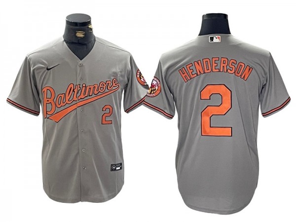 Baltimore Orioles #2 Gunnar Henderson Gray Limited Jersey