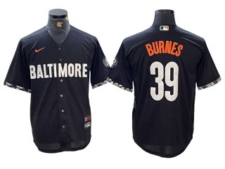 Baltimore Orioles #39 Corbin Burnes Black City Connect Jersey