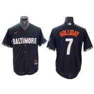 Baltimore Orioles #7 Jackson Holliday Black City Connect Jersey