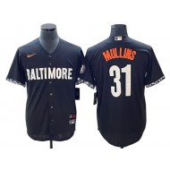 Baltimore Orioles #31 Cedric Mullins Black City Connect Jersey