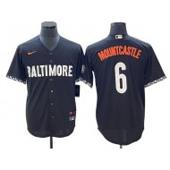 Baltimore Orioles #6 Ryan Mountcastle Black City Connect Jersey