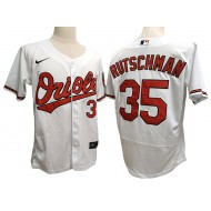 Baltimore Orioles #35 Adley Rutschman White Flex Base Jersey