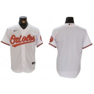 Baltimore Orioles Blank White Home Cool Base Jersey