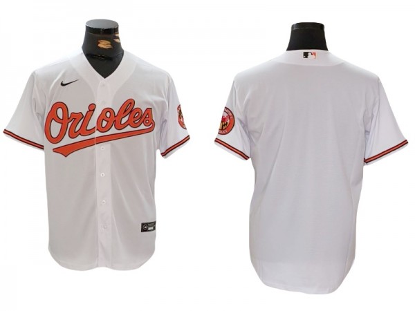 Baltimore Orioles Blank White Home Cool Base Jersey