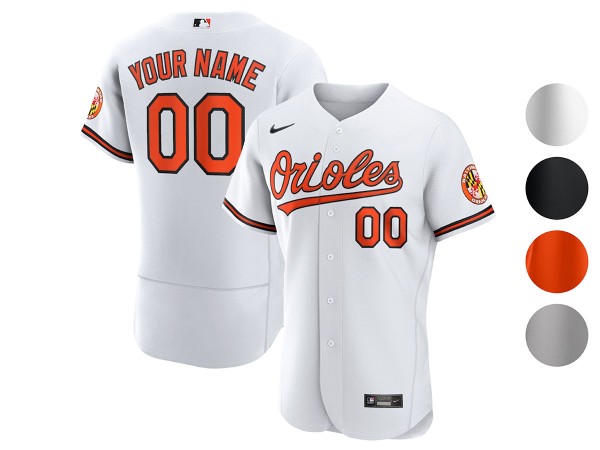 Custom Baltimore Orioles Flex Base Jersey