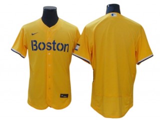 Boston Red Sox Gold City Connect Flex Base Jersey