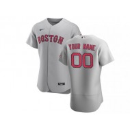 Custom Boston Red Sox Gray Flex Base Jersey