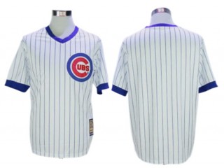 Chicago Cubs White Cooperstown Collection Throwback Jersey