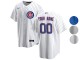 Custom Chicago Cubs Cool Base Jersey - Blue/White/Gray 