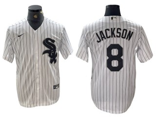 Chicago White Sox #8 Bo Jackson White Cool Base Jersey