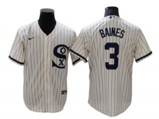 Chicago White Sox #3 Harold Baines White Field of Dreams Player Name Jersey