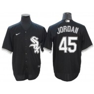 Chicago White Sox #45 Michael Jordan Black Alternate Cool Base Jersey