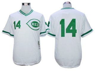 Cincinnati Reds #14 Pete Rose St. Patrick's Day Spring Training Throwback Jersey