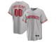 Custom Cincinnati Reds Cool Base Jersey - White/Red/Gray