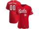 Custom Cincinnati Reds Flex Base Jersey - White/Red 