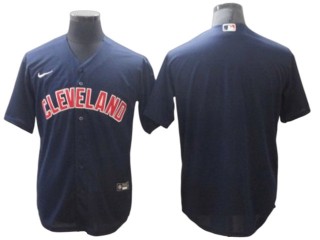 Cleveland Guardians Blank Navy Alternate Cool Base Jersey