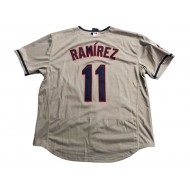 Cleveland Guardians #11 José Ramírez Gray Flex Base Custom Jersey