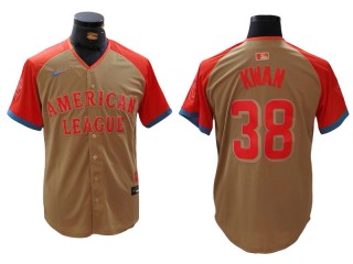 American League #38 Steven Kwan Cream 2024 MLB All-Star Game Limited Jersey