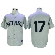 Detroit Tigers #17 Denny McLain Gray 1968 Throwback Jersey