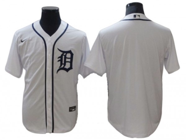 Detroit Tigers Blank White Home Cool Base Jersey