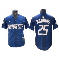 Detroit Tigers #25 Matt Manning Navy 2024 City Connect Limited Jersey