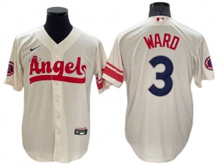 Los Angeles Angels #3 Taylor Ward City Connect Cool Base Jersey