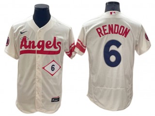 Los Angeles Angels #6 Anthony Rendon City Connect Flex Base Jersey