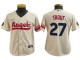 Los Angeles Angels #27 Mike Trout City Connect Cool Base Jersey